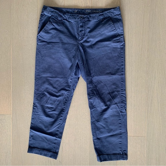 Gap Military Blue Vintage Rolled Khakis - Picture 2 of 10